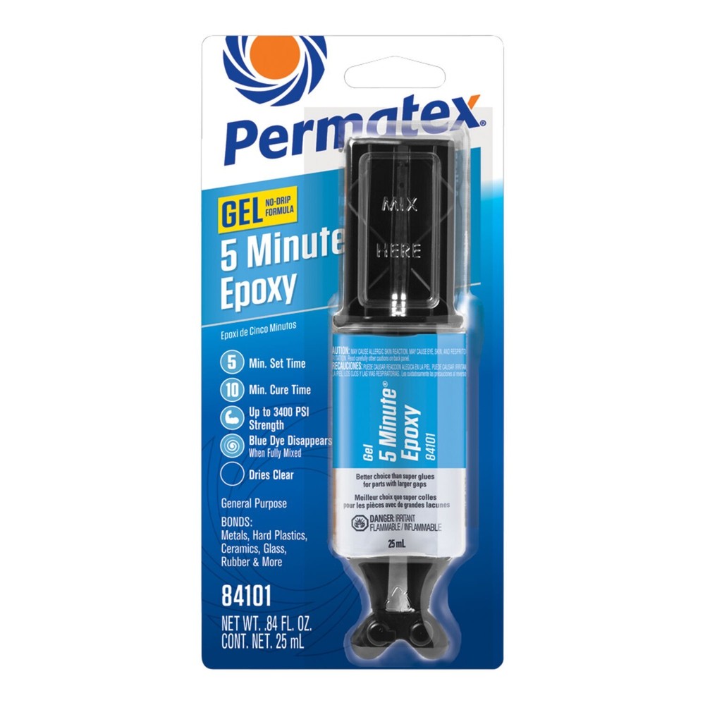 Permatex 5 Minute Epoxy Syringe - 25ml