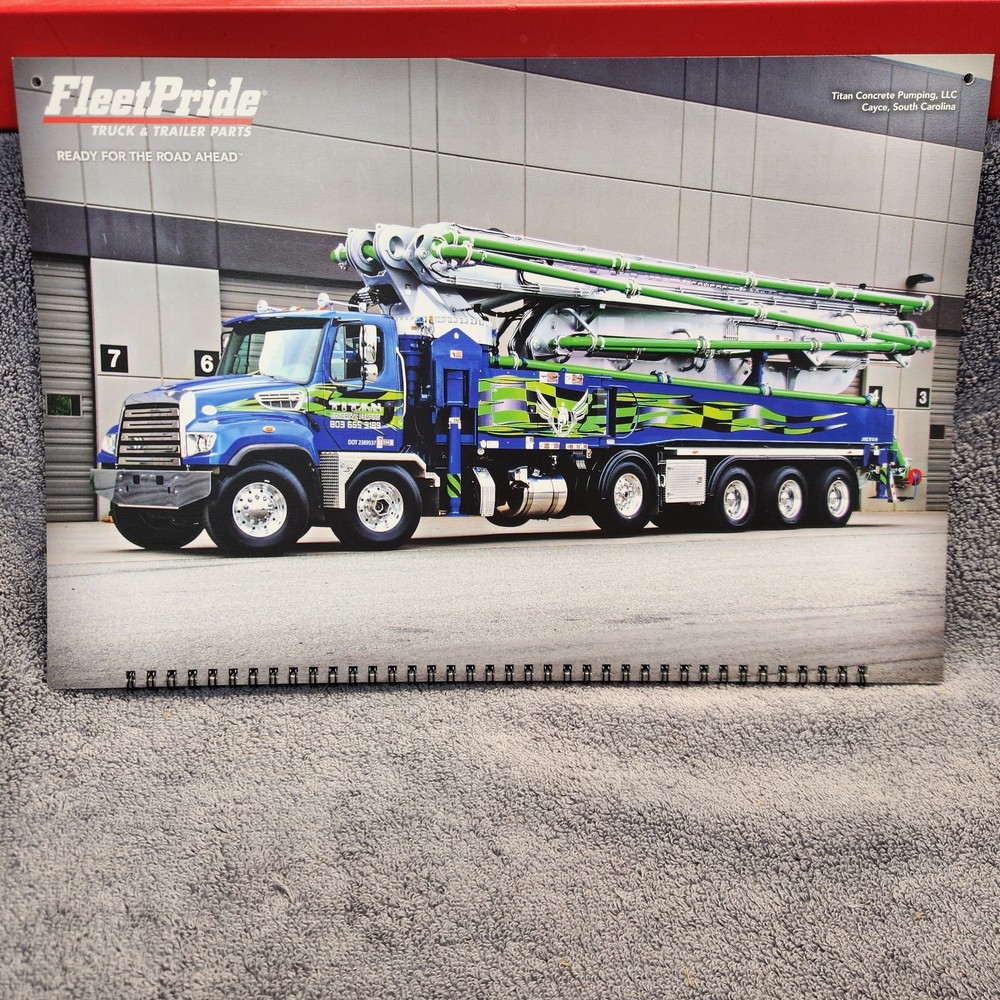 Fleetpride 2019 Calendar. Tractor Trailers. Excellent Condition.
