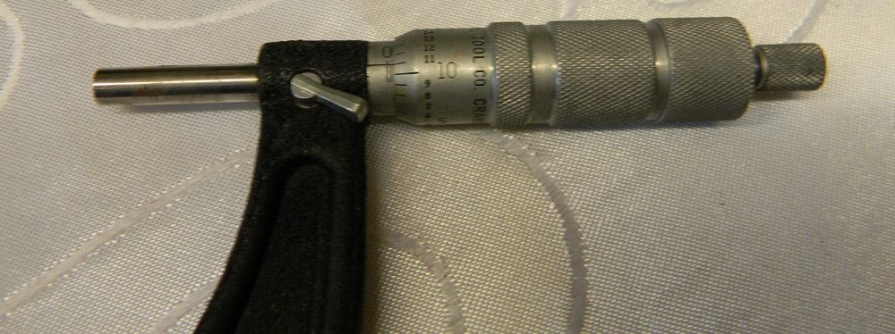 CENTRAL TOOLS 4-5" OUTSIDE MICROMETER #52RL