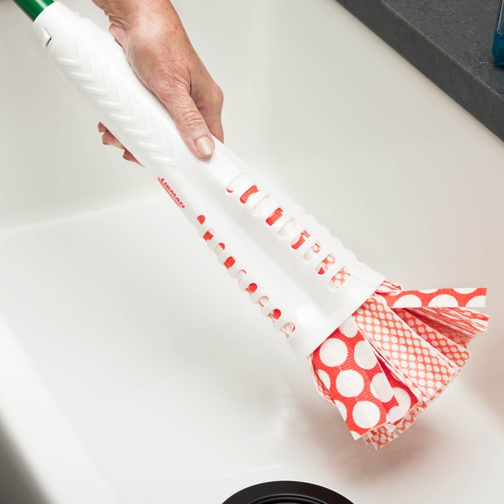 Libman Wonder Mop. ® Green and White Handle.