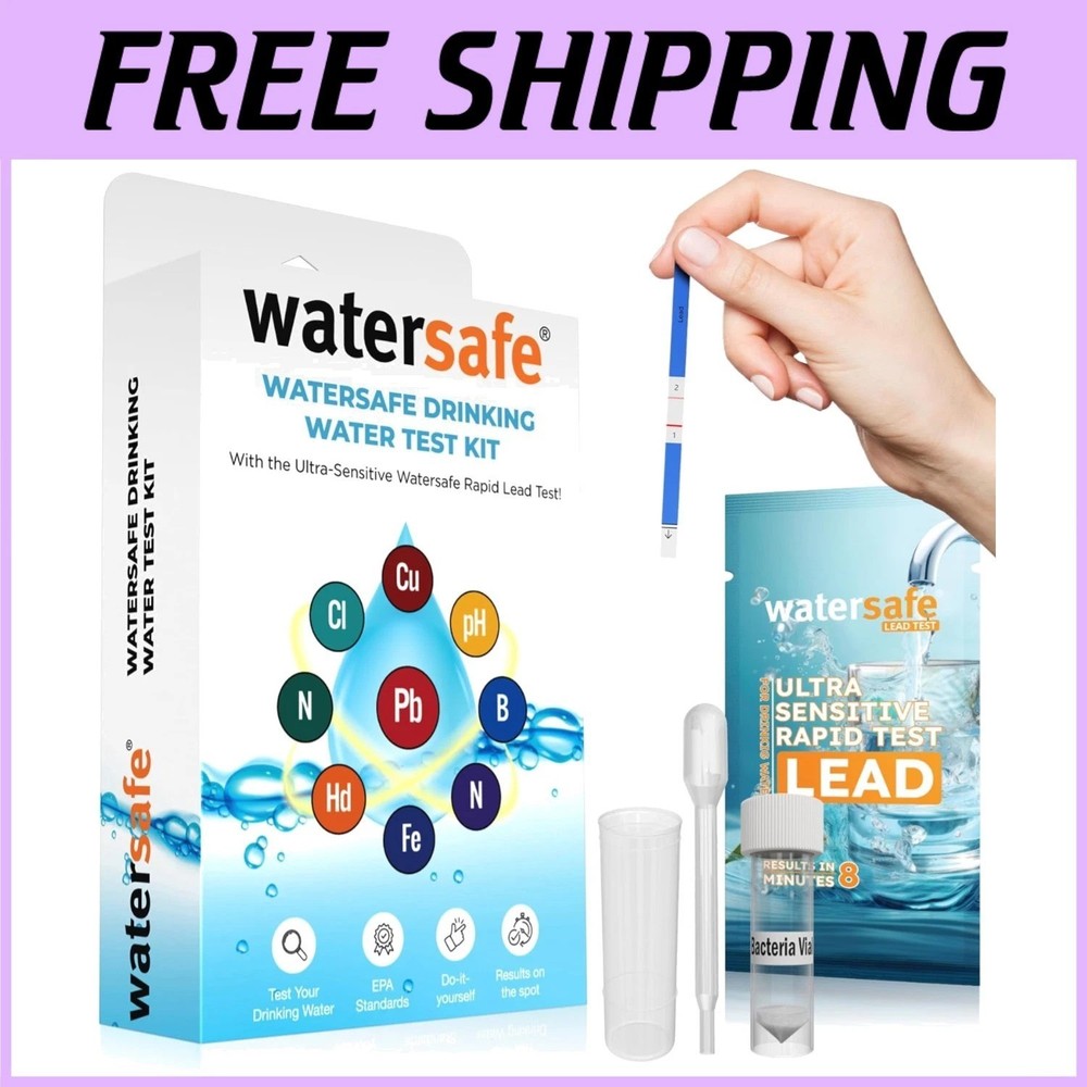 Reliable Water Testing Kit - Detects 9 Key Contaminants