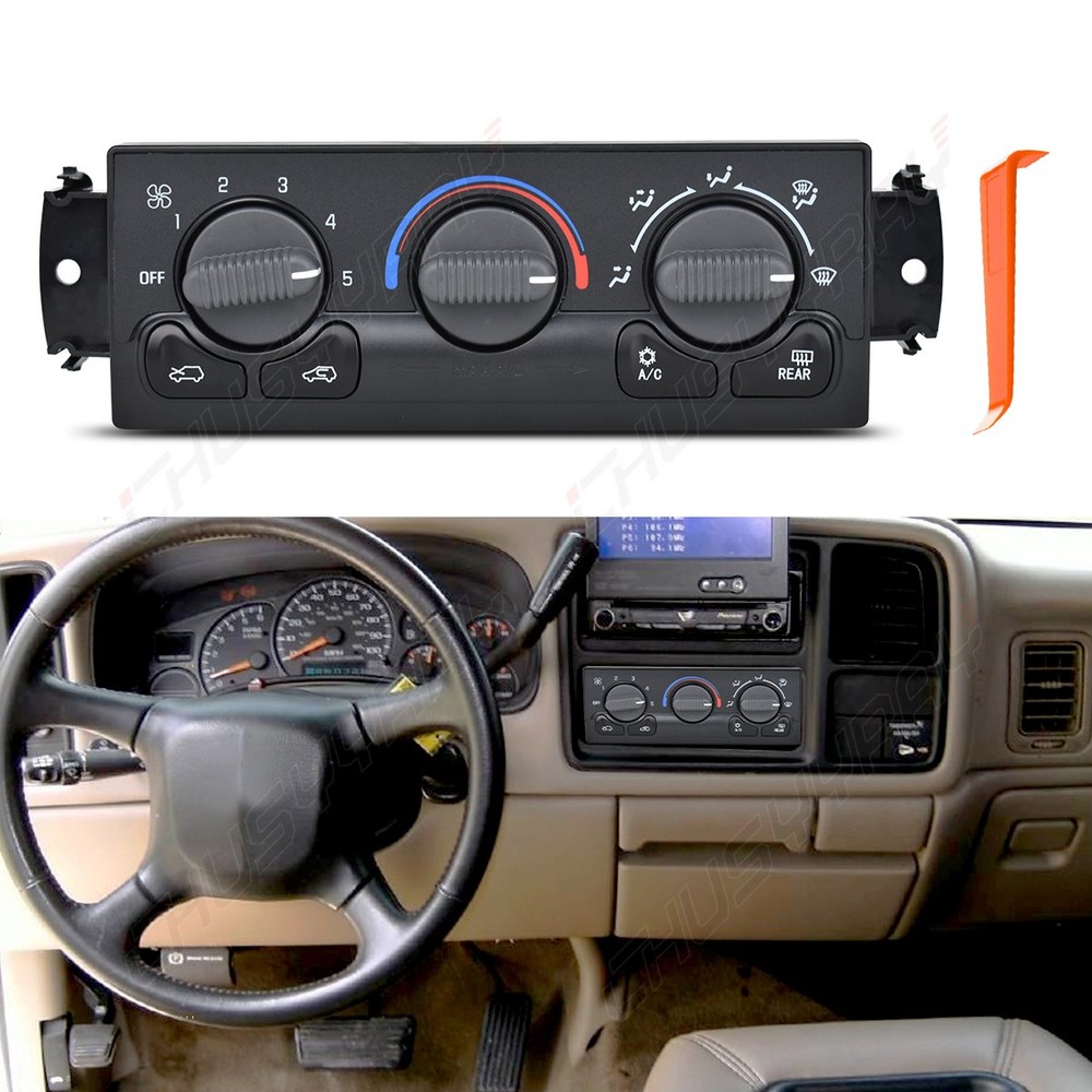 A/C Heater Climate Control Module Panel Switch For 99-02 GMC Sierra 1500 2500 35