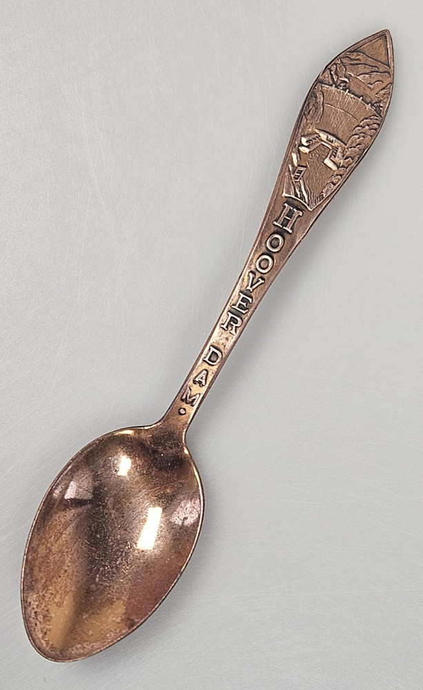 Vintage Solid Copper Souvenir Spoon Hoover Dam