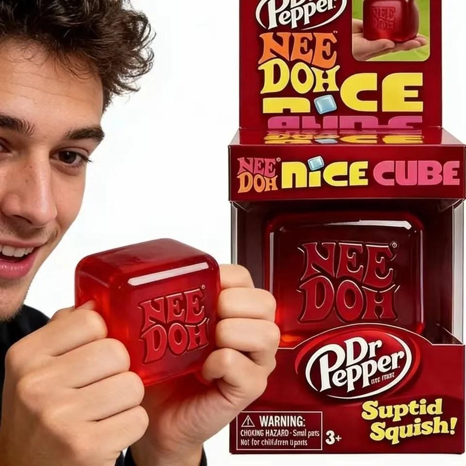 Needoh Limited Edition Dr Pepper Nice Cube Suptid Squish
