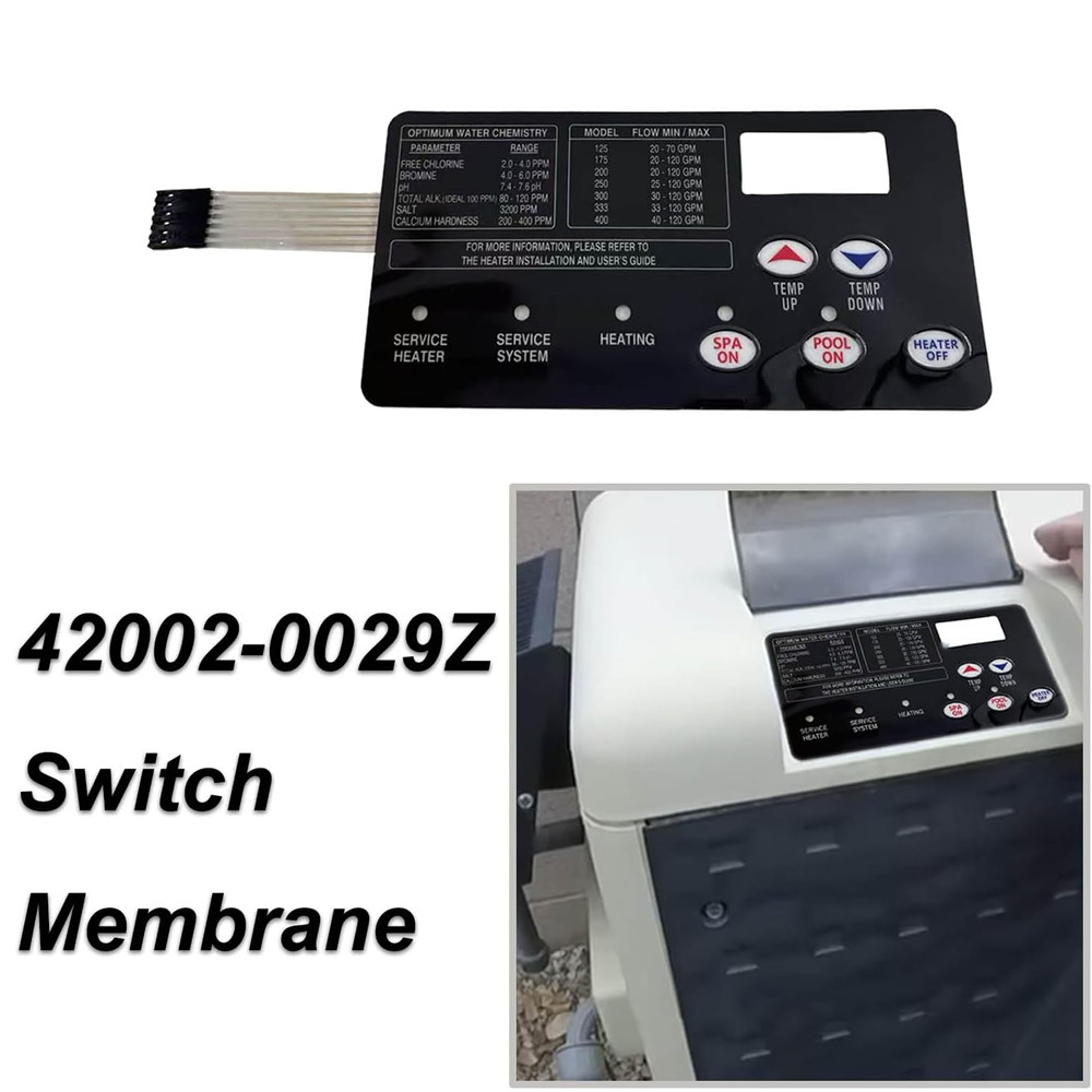 Replacement For Pentair 472610Z Switch Membrane Pad for MasterTemp Heater Pool