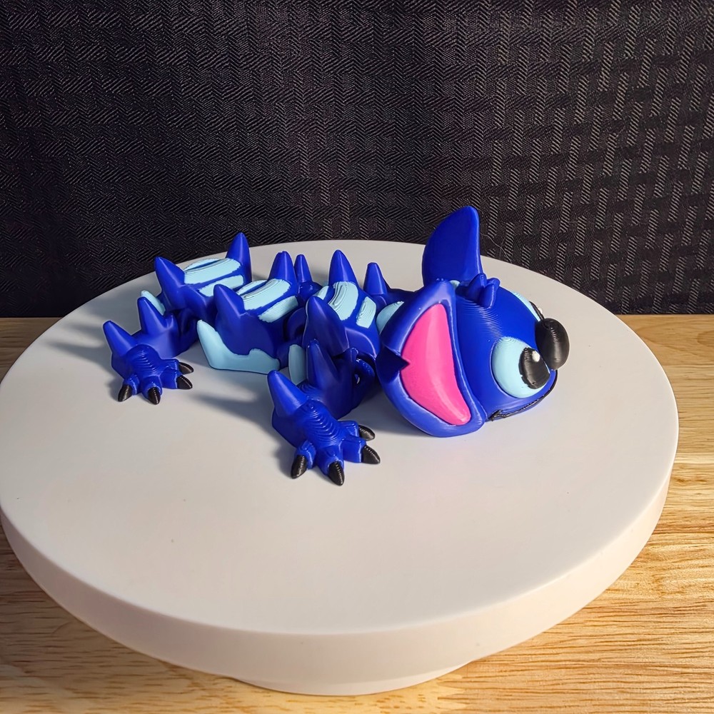 Stitch Dragon, 3D Printed Items