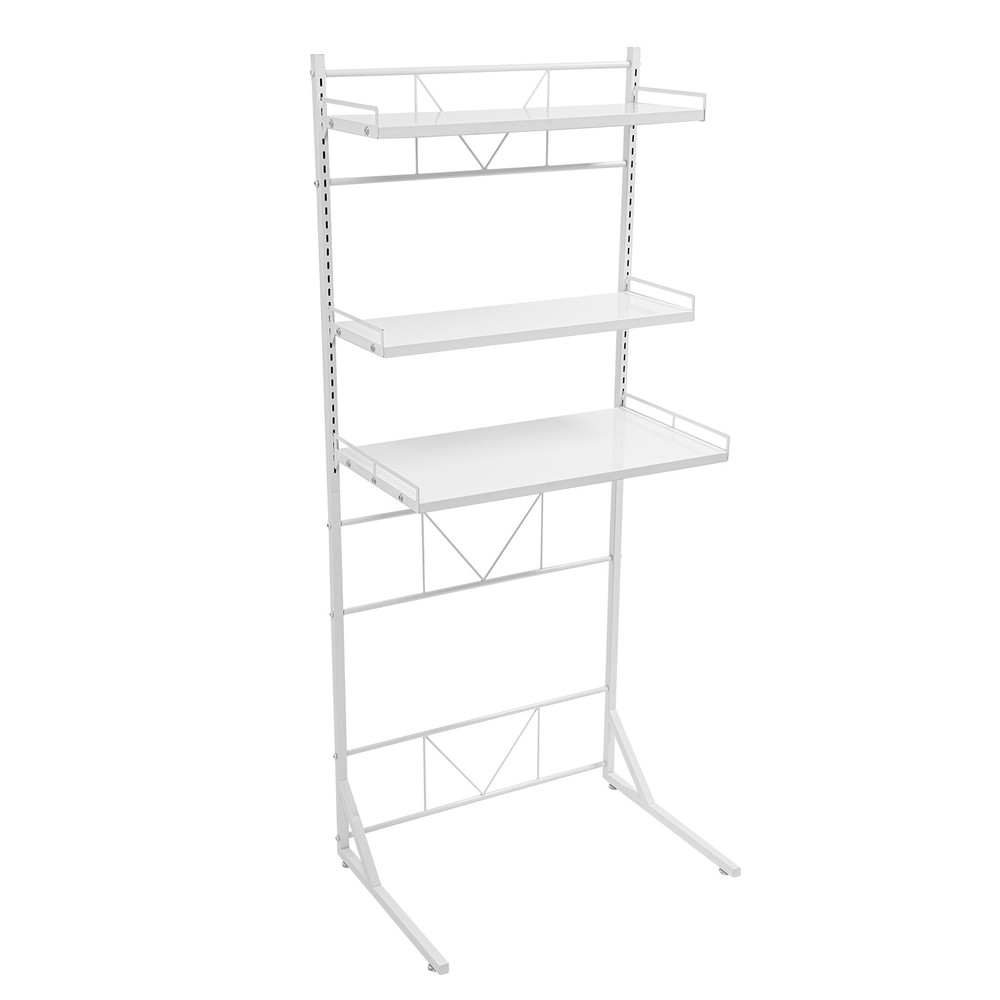 3-tier Washing Machine Shelf Multi-functional Laundry Storage Shelf Space Saving