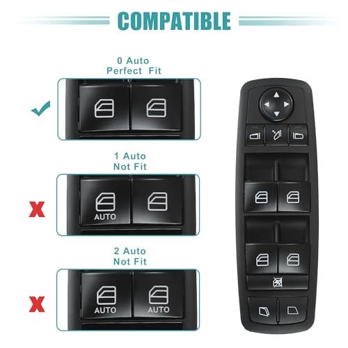Front Left Driver Side Power Window Switch Window Control Switch Fit for
