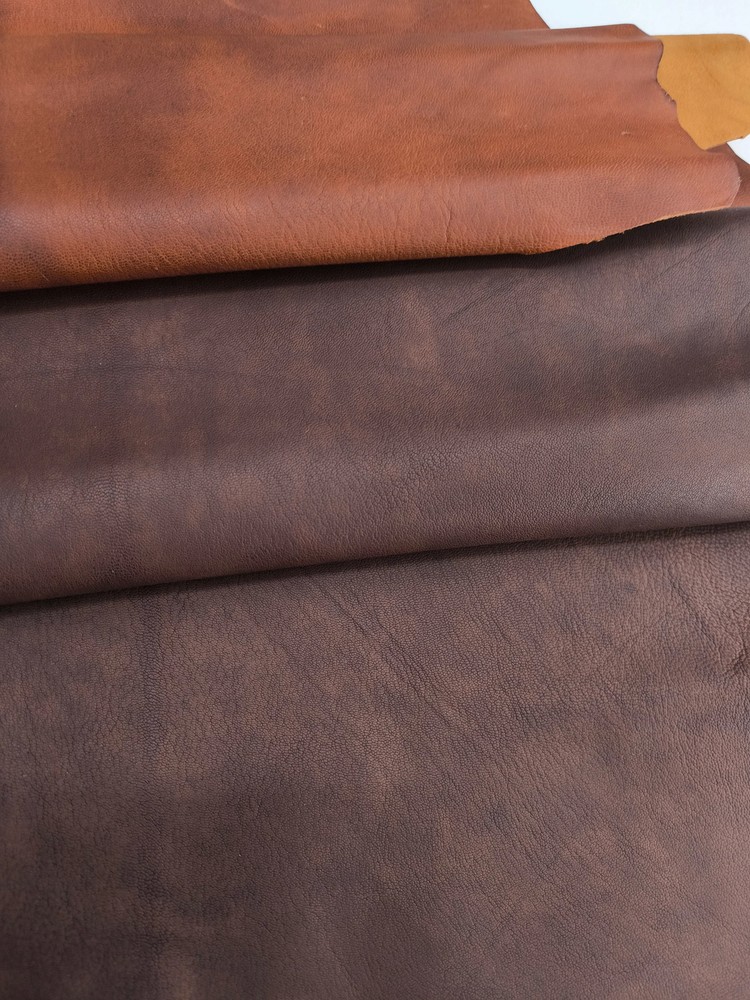 Waxy Goat Leather: Soft, Thick Pull-Up Leather for Crafts