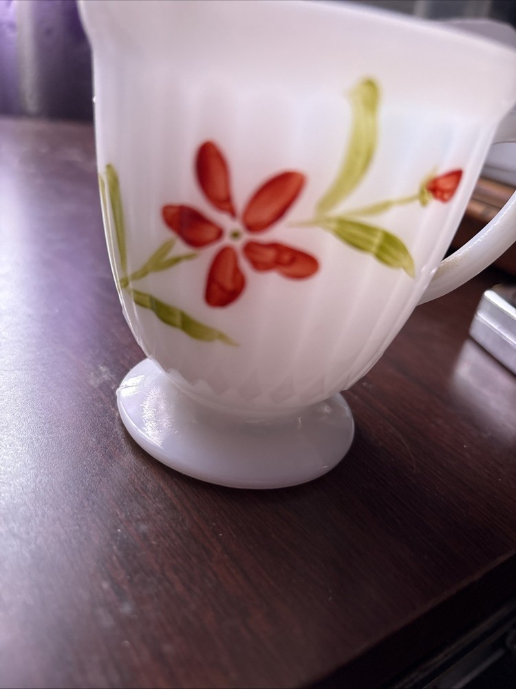 MacBeth Evans Petalware-Florette Creamer & Sugar Bowl Set