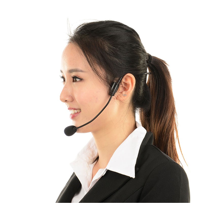 Professional 3.5MM Wired Microphone Headset Studio Speaker Voice Amplifier
