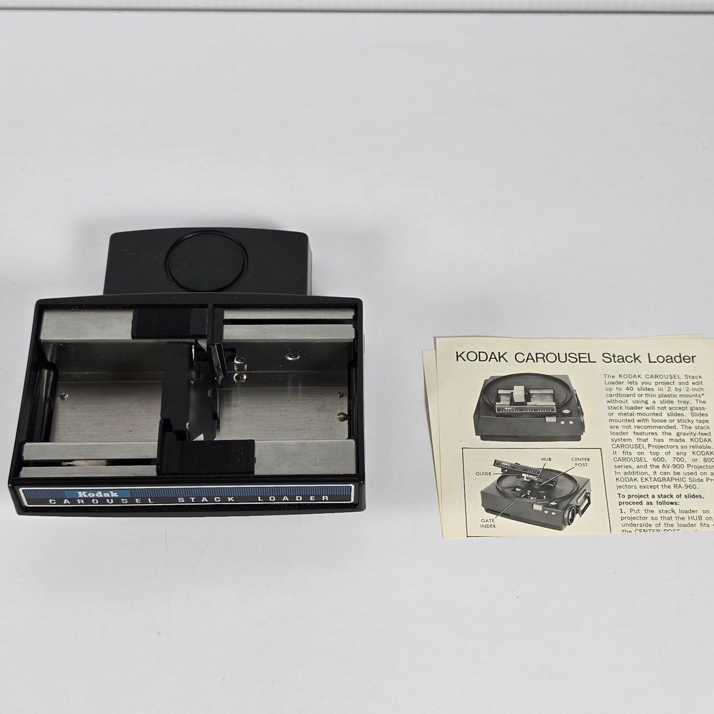 Original Kodak Carousel Slide Projector Stack Loader B40