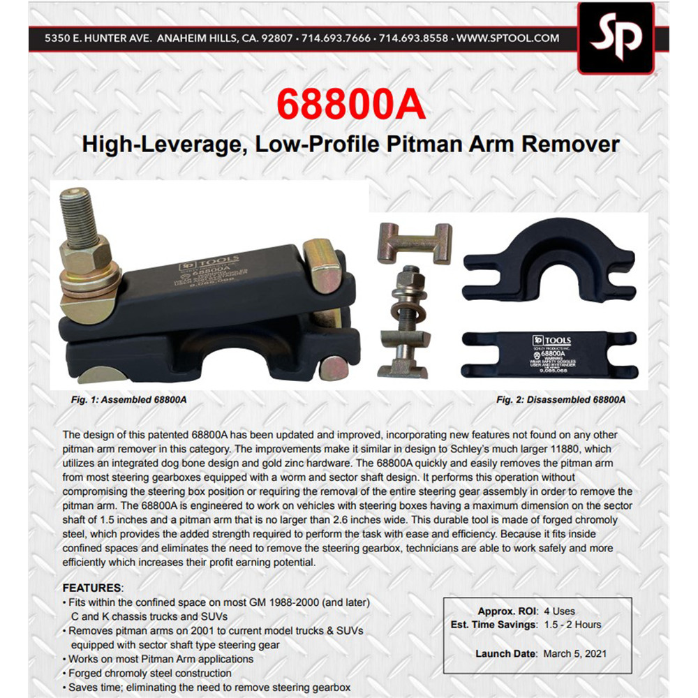 Schley Products Pitman Arm Puller