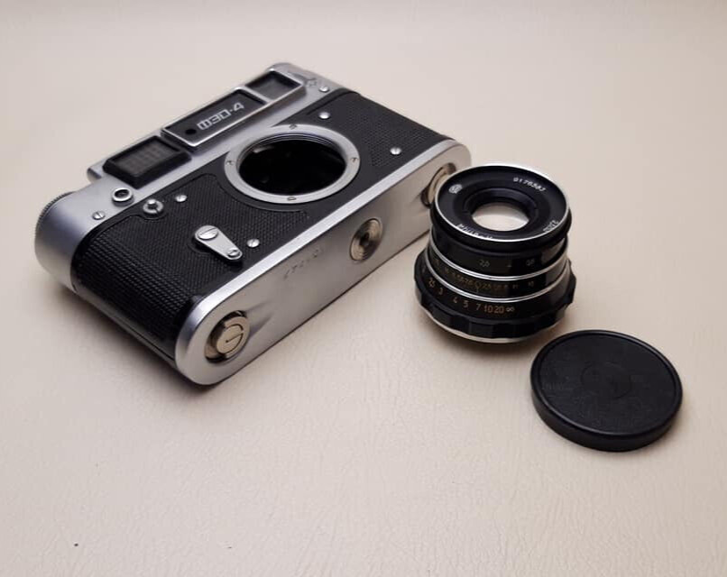 FED-4 Soviet Olympic Camera + Lens FED Industar-61 L/D