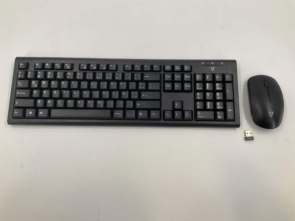 V7 Wireless Spanish Keyboard and Mouse Combo CKW200MX ✅❤️️✅❤️ OPEN BOX