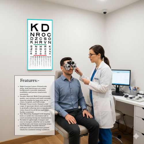 Armed Forces Eye Test Chart | Vision Screening Wall Chart