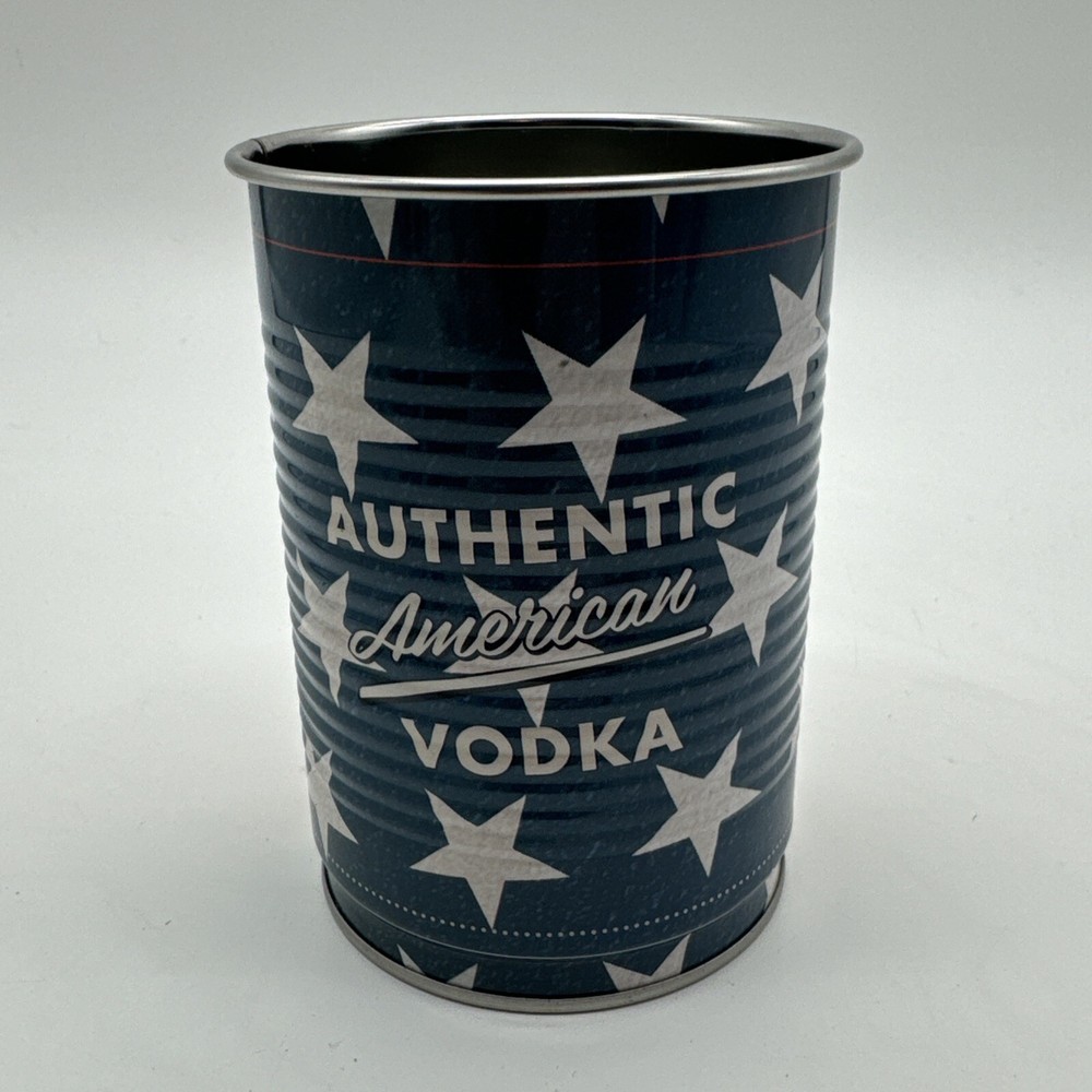 New Deep Eddy Vodka Can Tin American Flag