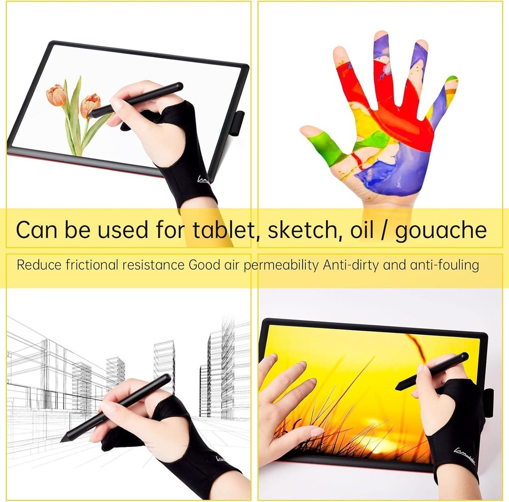 Digital Drawing Glove 2 Pack,Artist for S