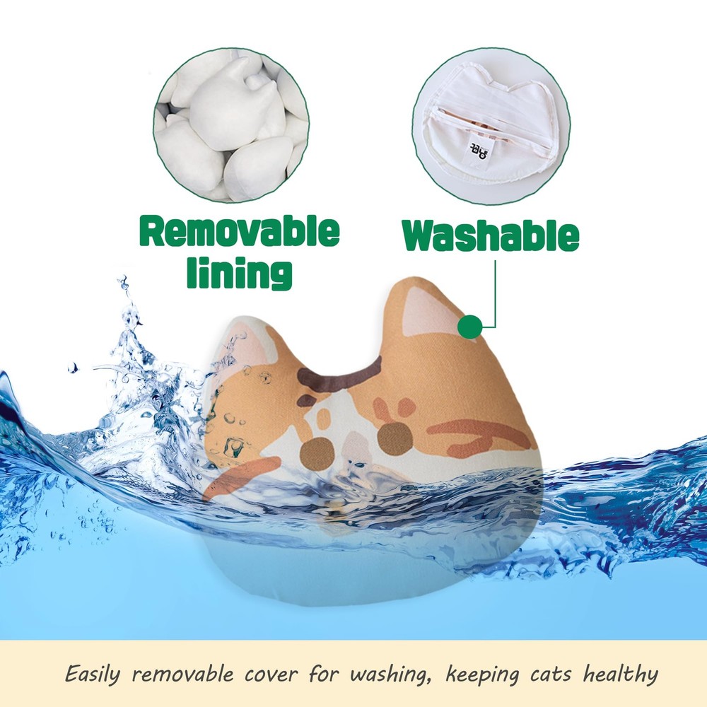 Gororong Interactive Catnip Toy for Indoor Cats – Refillable,...
