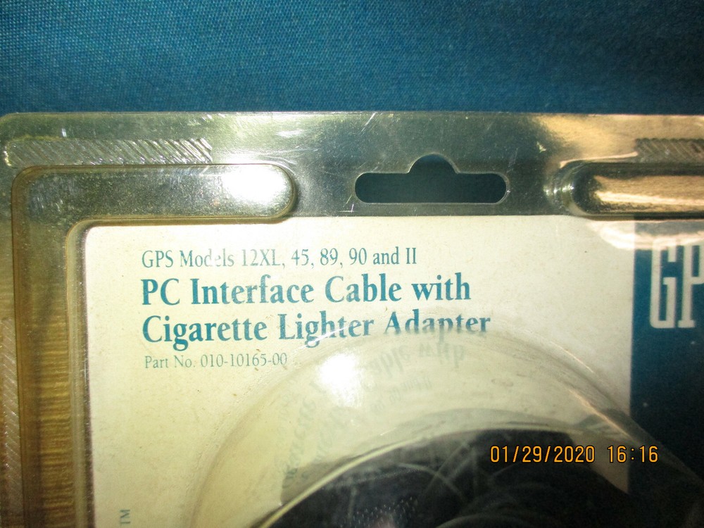 GARMIN PC INTERFACE CABLE LIGHTER ADAPTER 0101016500