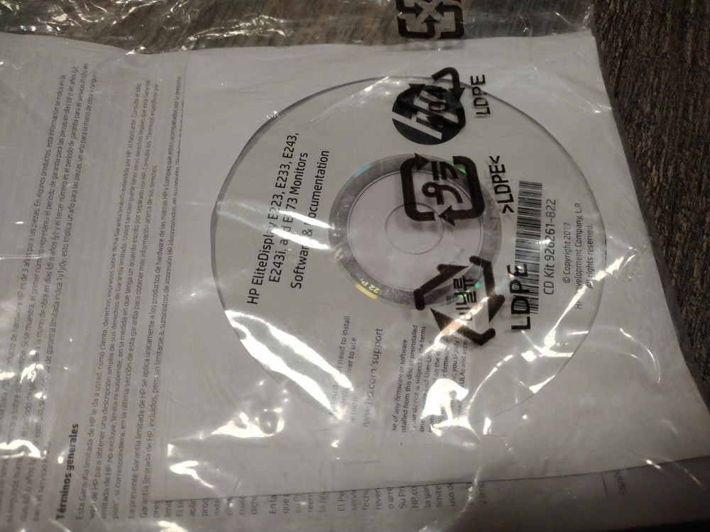 HP EliteDisplay E223, E233, E243, E2443i, and E273 Monitors Software and Drivers