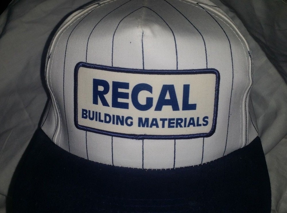 Regal Building Materials Pin Stripe Patch Hat A3
