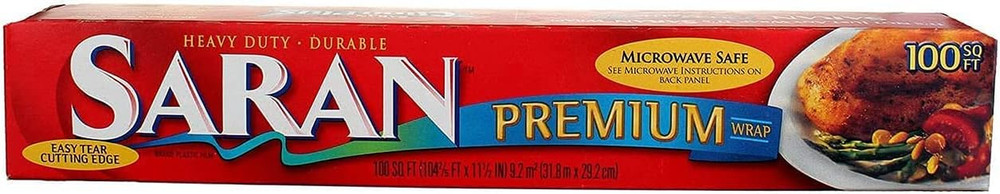Plastic Wrap, 100 Sq Ft (Pack of 3)