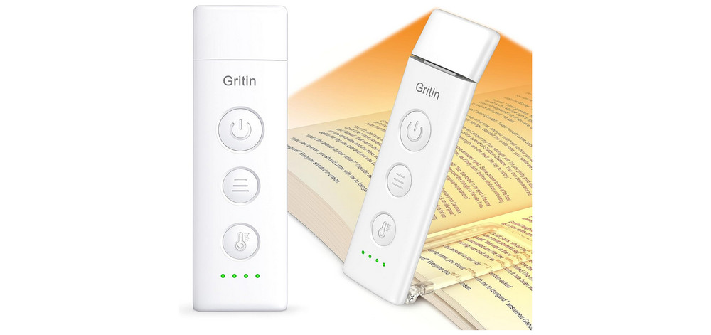 Rechargeable LED Reading Light - Gritin - White