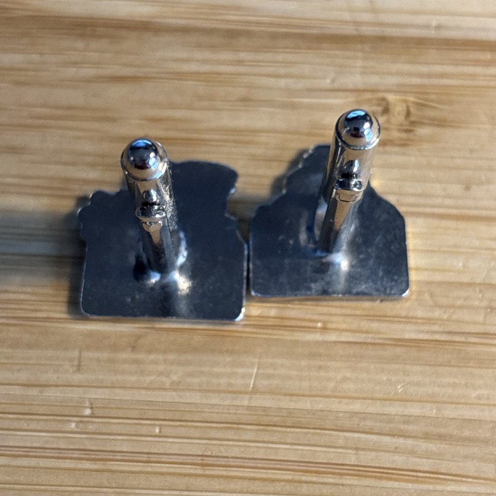 Novelty Cufflinks 'Happy Chappy' 'Grumpy Git'