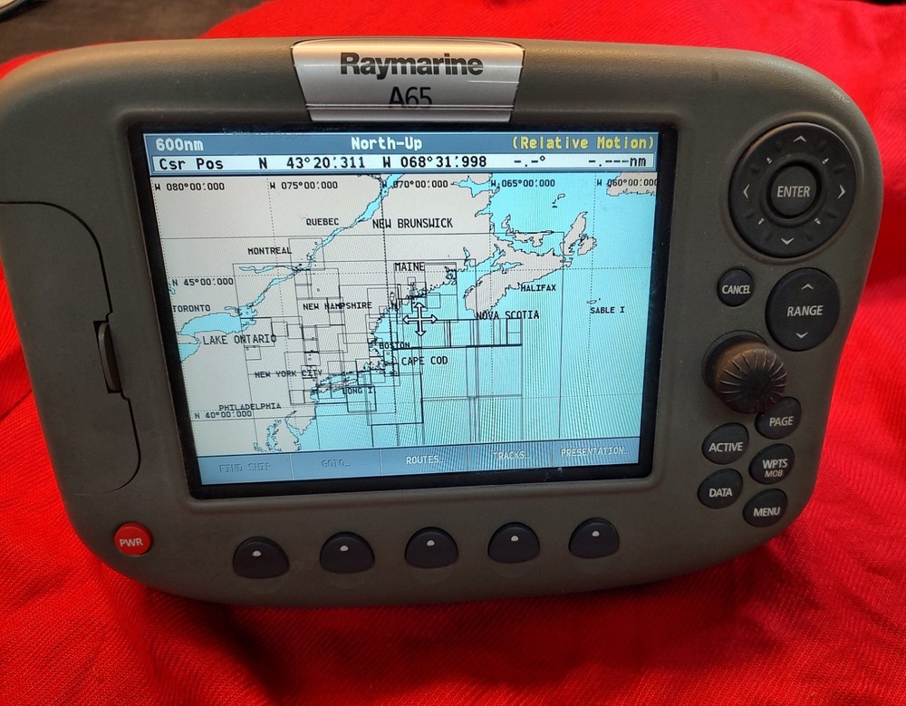 Raymarine A65 Multi Function Display Chartplotter Sonar Color Navionics - E33020