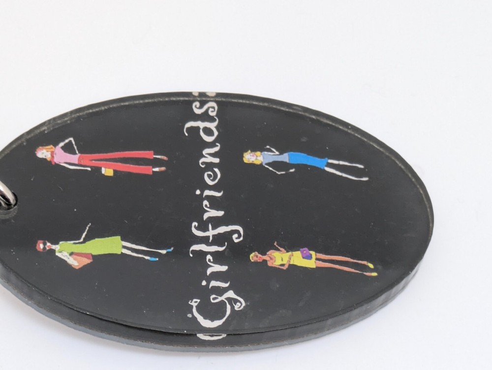 "Girlfriends" Keychain Plastic Multi-Colored