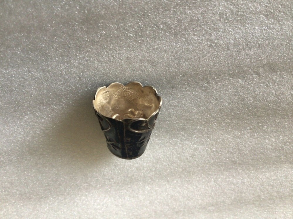 Mexico - Sterling silver thimble