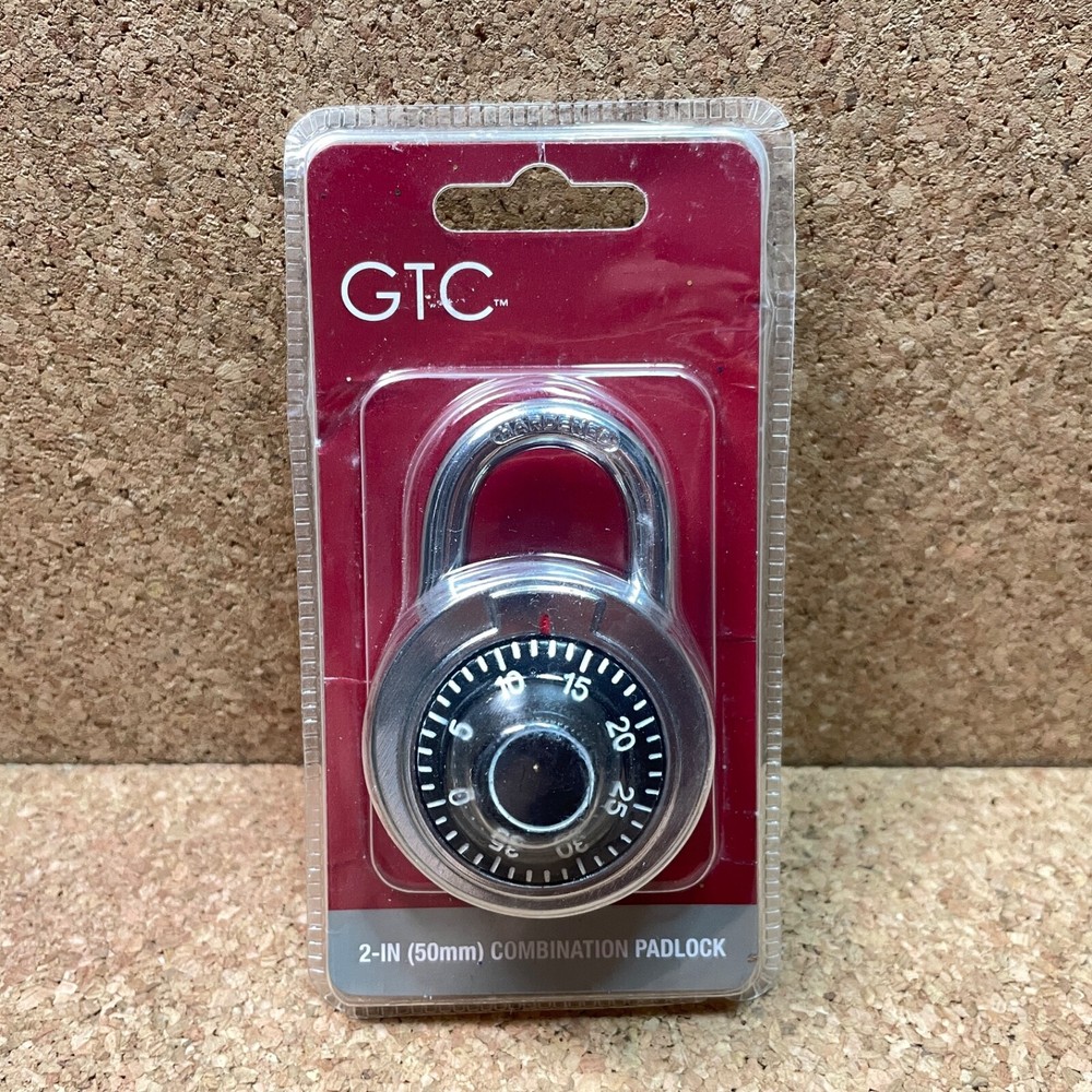 GTC 2-Inch (50mm) Combination Padlock