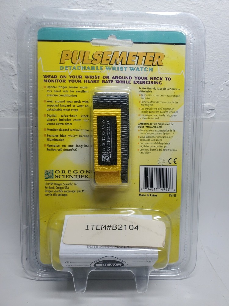 Oregon Scientific Digital Pulsemeter Model PM138
