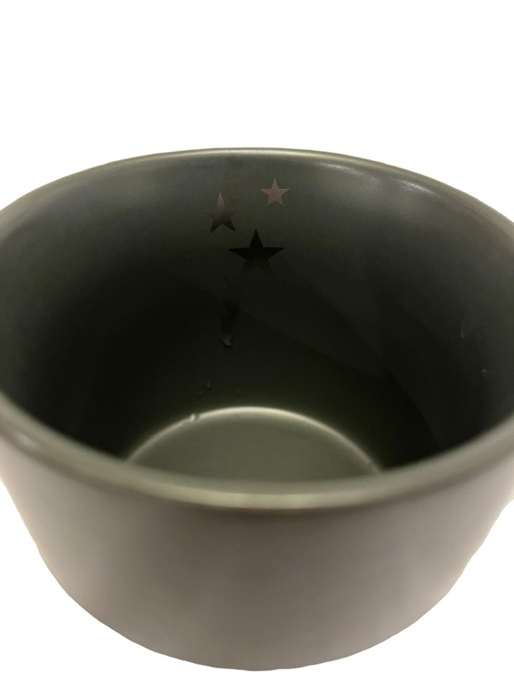 Starbucks Ceramic Mug Black Silver Sparkle Glitter Mug 12oz Great Shape