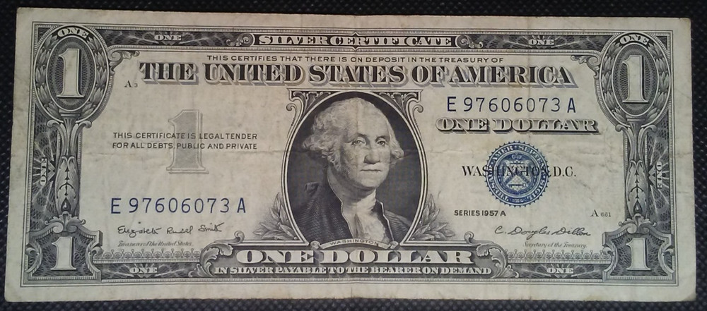 1957 A Silver Certificate NOTE