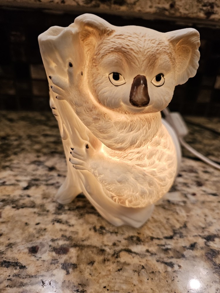 Koala Porcelain Lamp/ Night Light