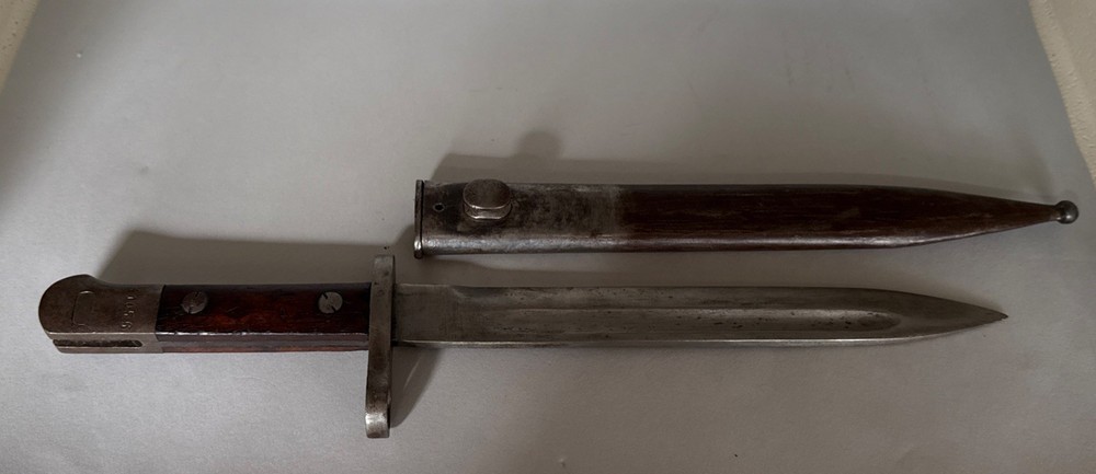 bayonet and scabbard
