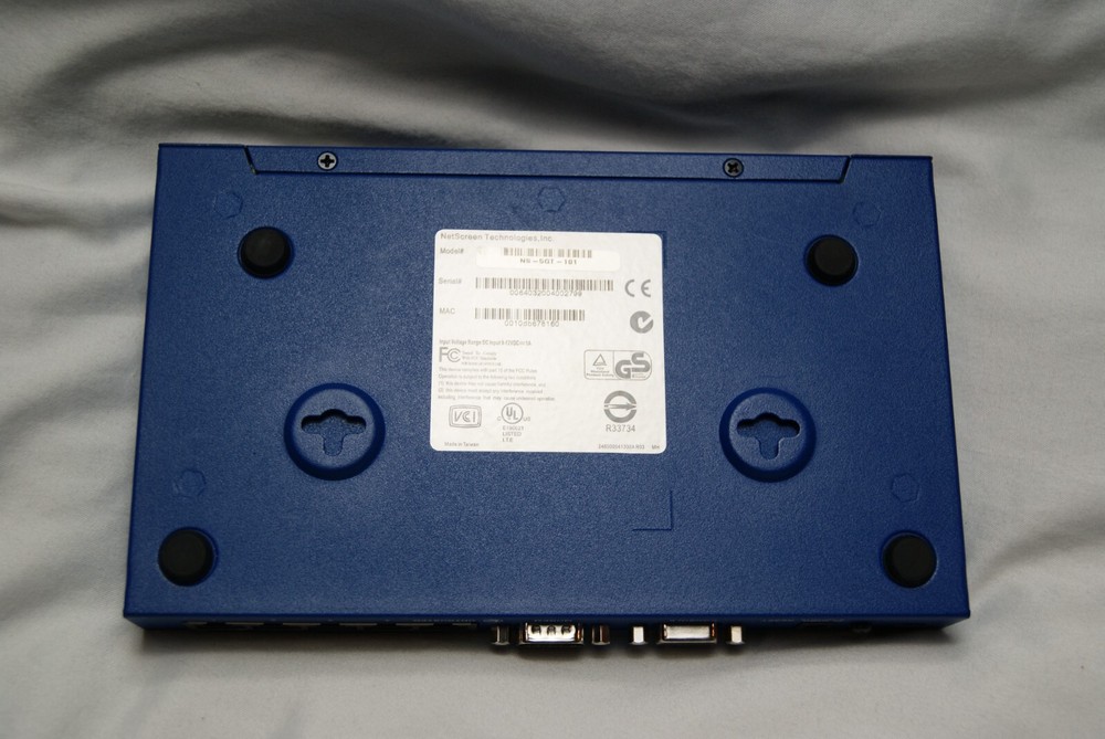 netscreen ns-5gt-101 VPN firewall tested & working