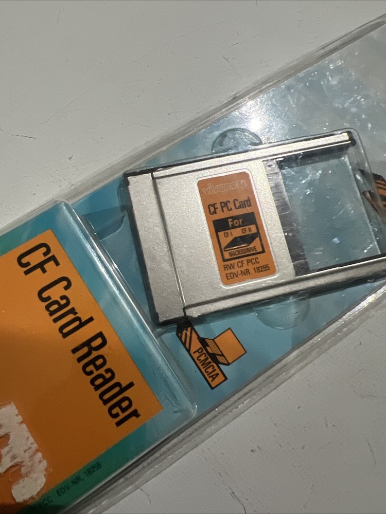Vivanco 5in1 Memory Card Reader MMC SD SM MS Pro xD Notebook PC Adapter Vintage