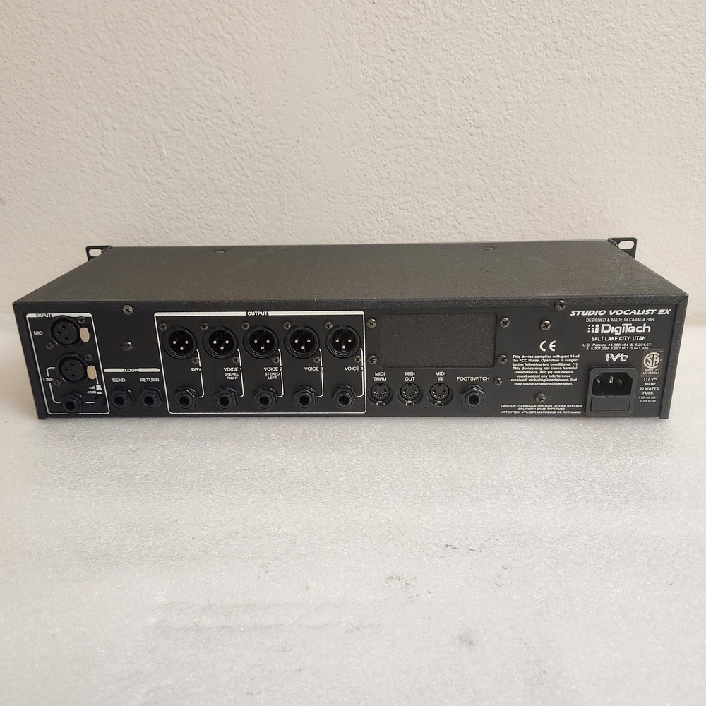 Digitech Studio Vocalist EX Vocal Harmony Processor