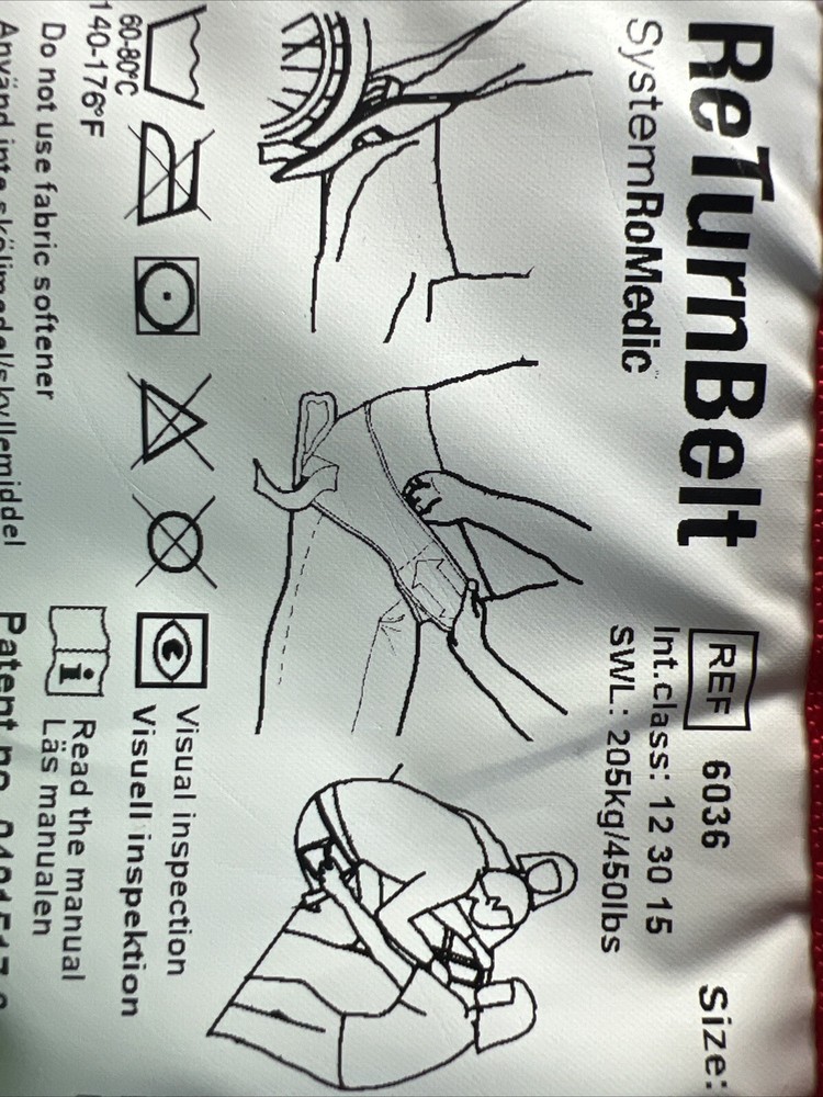 System Romedic Return Belt Lift Aid Size XL