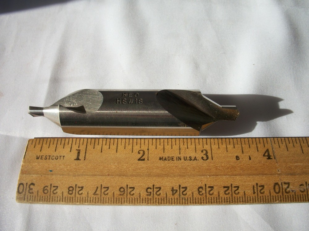 KEO #18 Bell Pattern Combined Drill & Countersink (New-Open Box) 1 pc.