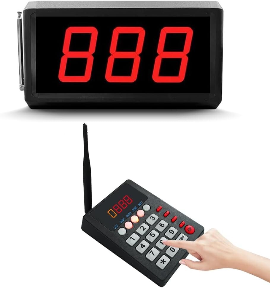 Numbers System Wireless - Waiting Number System Customer Take A Number