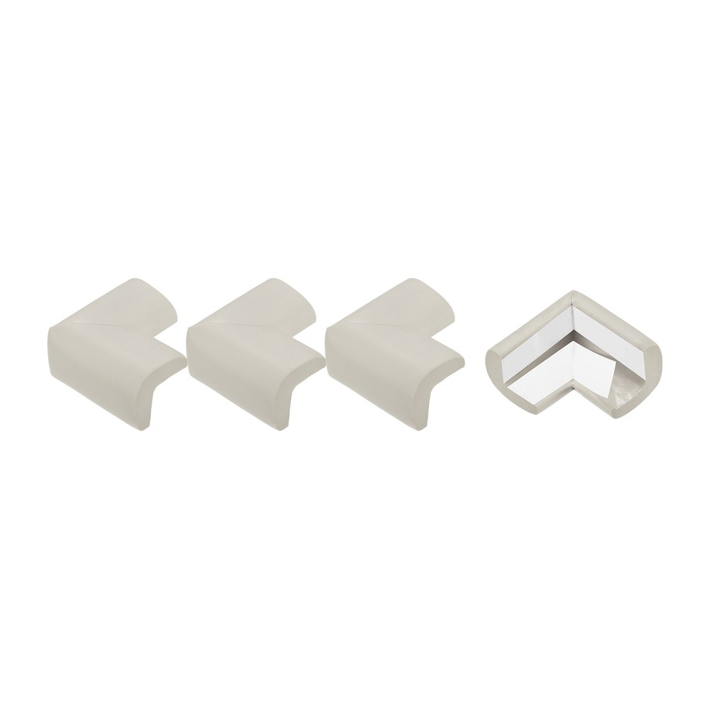 Corner Guards Edge Protectors, 12Pack Foam Bumper L Shape, 55mm, Gray