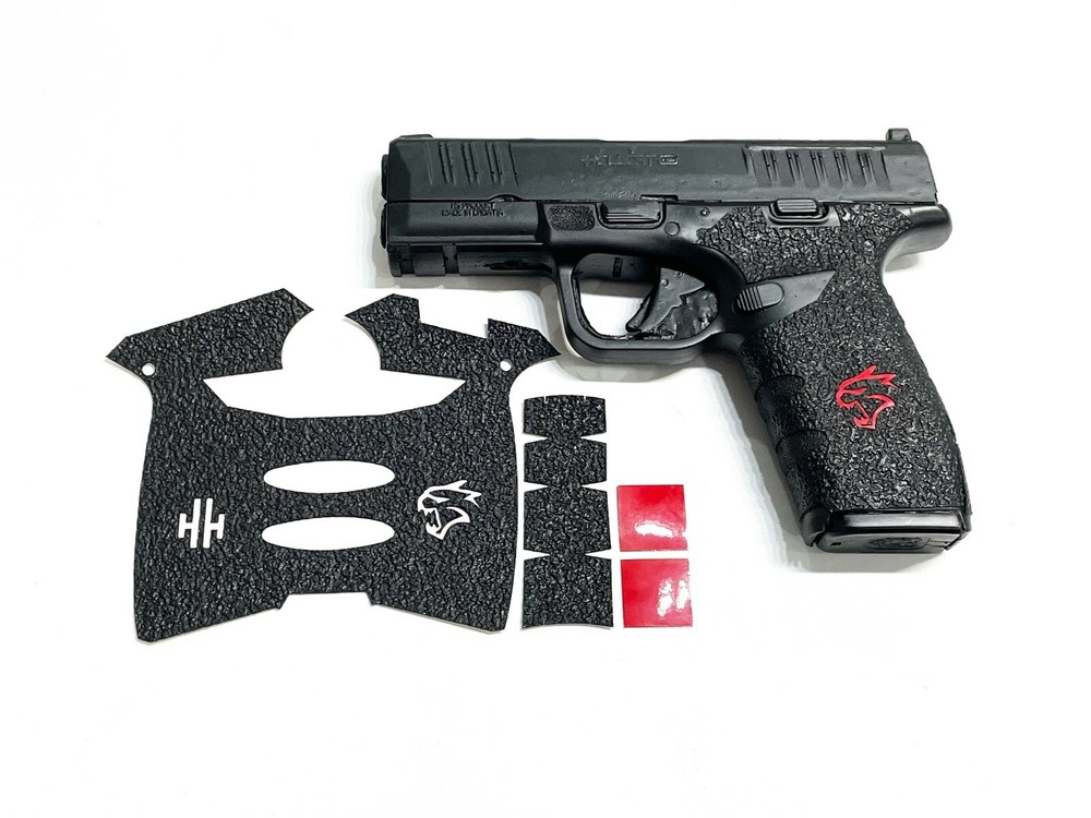 HANDLEITGRIPS SANDPAPER GUN GRIP Wrap for Springfield Hellcat PRO