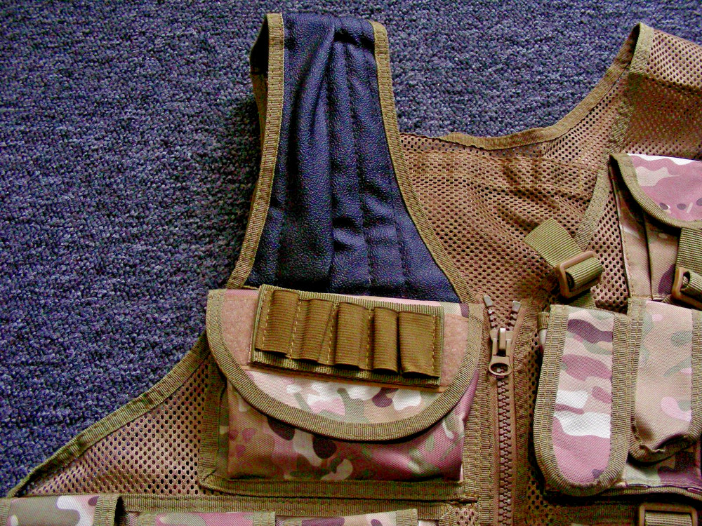 Military Green Camo - Medium Size Tactical Utility Vest!