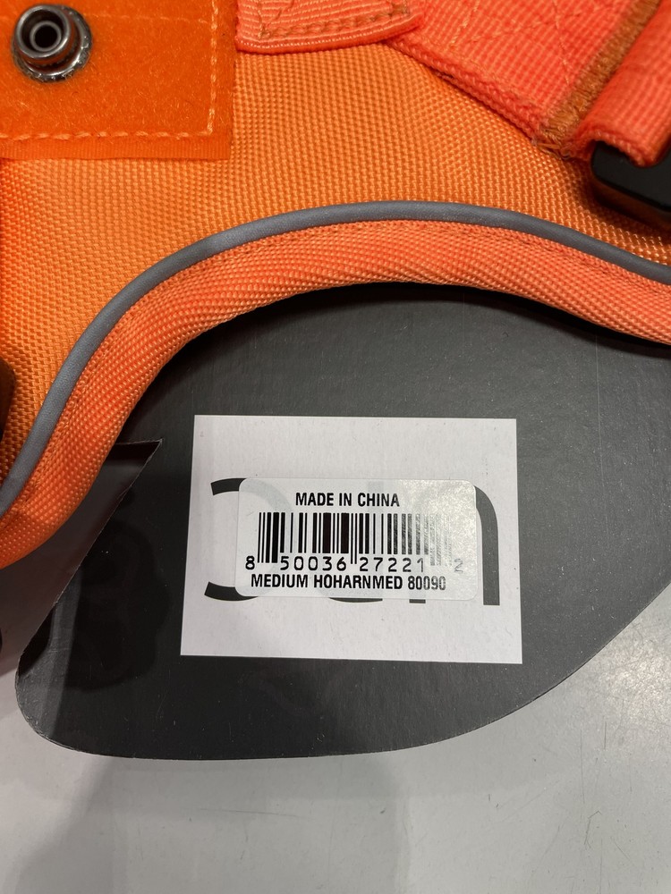 Boss Dog Harness With Boss Clips, Hunter Orange Medium
