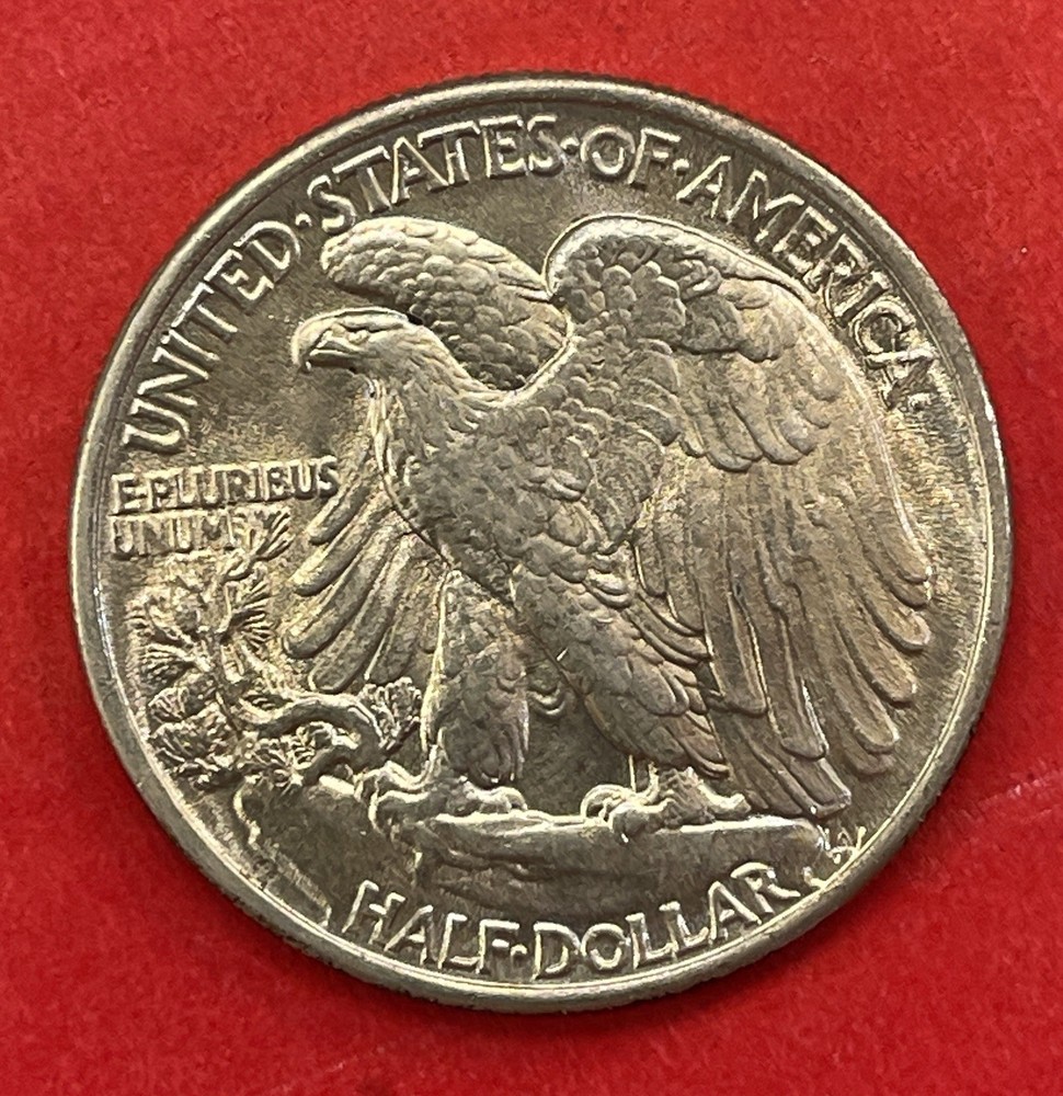 1940 P Walking Liberty Silver Half Dollar, Gem Uncirculated. Better Date!