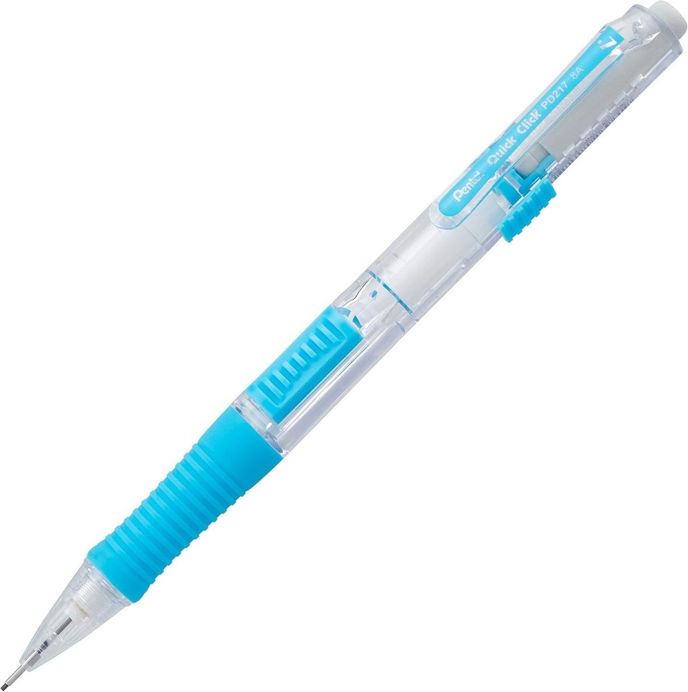 36ct Quick Click Mechanical Pencils 0.7mm Assorted Colors Clear Barrel